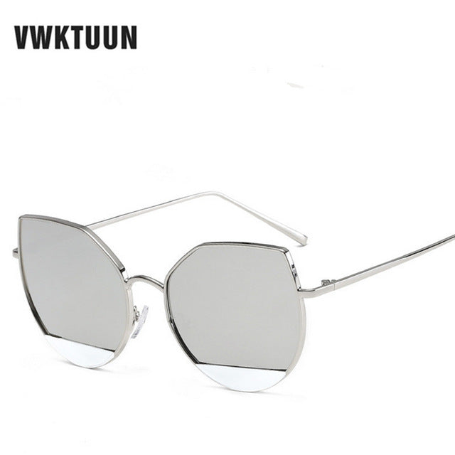 Retro Cat Eye Sunglasses Ocean Shades