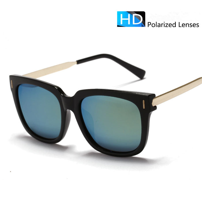 Polarized Sunglasses Mirror Gold Frame