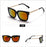 Polarized Sunglasses Mirror Gold Frame
