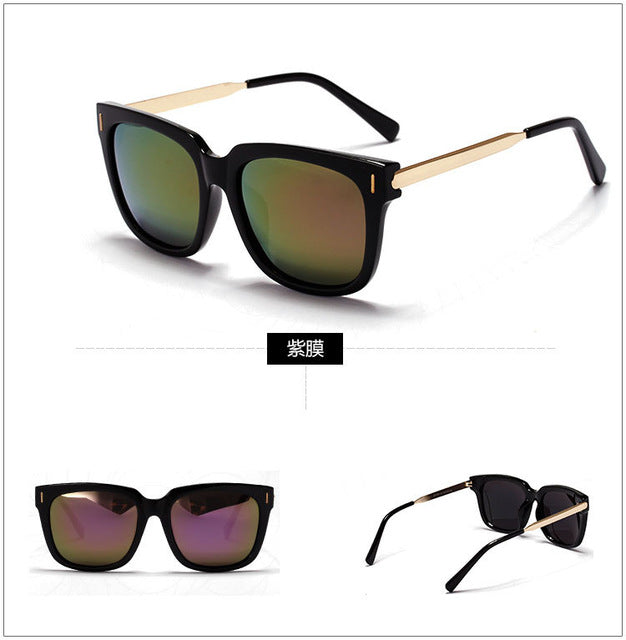 Polarized Sunglasses Mirror Gold Frame