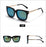 Polarized Sunglasses Mirror Gold Frame