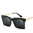 Vintage Square Sunglasses Luxury