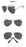 Children Goggle Girls Alloy Sunglasses