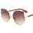Gradient Color CatEye Frame Mirror