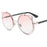 Gradient Color CatEye Frame Mirror