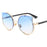 Gradient Color CatEye Frame Mirror