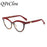 Cat Eye Leopard Glasses Frame