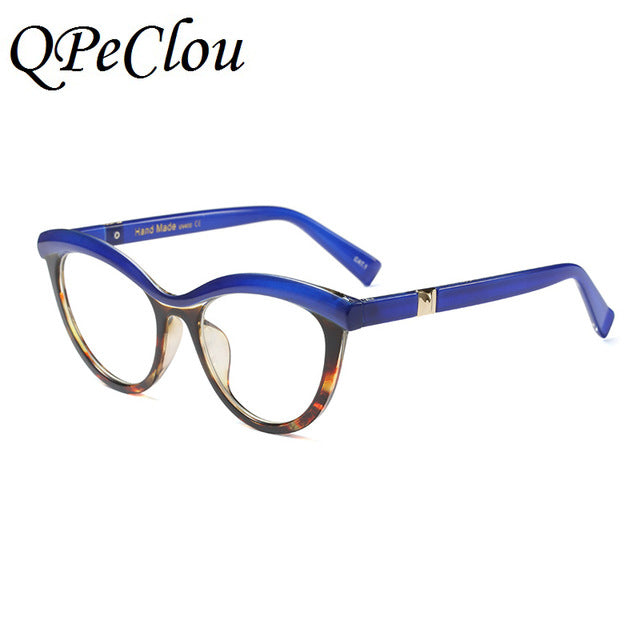 Cat Eye Leopard Glasses Frame