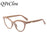 Cat Eye Leopard Glasses Frame