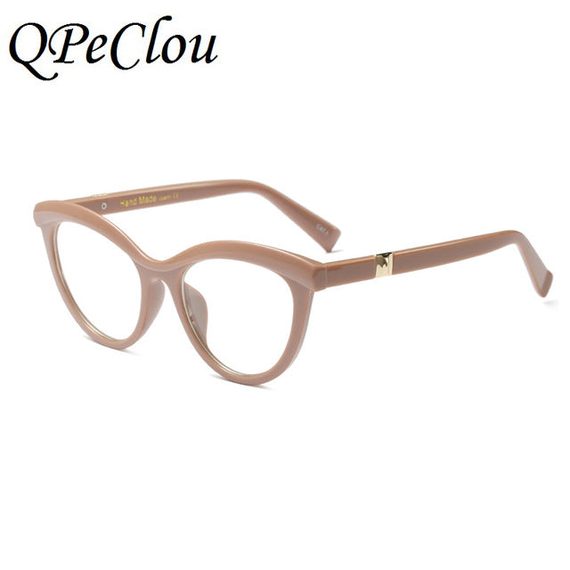 Cat Eye Leopard Glasses Frame