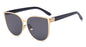Golden Metal Frames Sunglasses