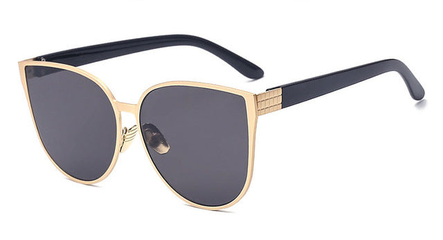 Golden Metal Frames Sunglasses