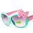 Cateye Sunglasses Goggles Bow Color
