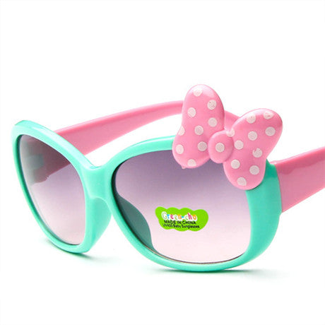 Cateye Sunglasses Goggles Bow Color