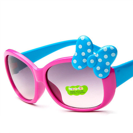 Cateye Sunglasses Goggles Bow Color