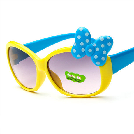 Cateye Sunglasses Goggles Bow Color