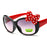 Cateye Sunglasses Goggles Bow Color