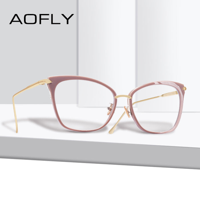 Women Plain Glasses Frame