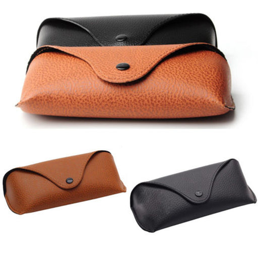 Portable Faux Leather Eye Glasses Box