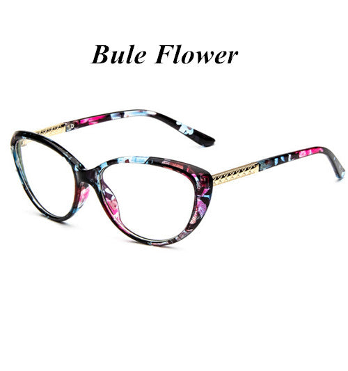 Retro Cat Eye Eyeglasses Women Optical Spectacle Frame
