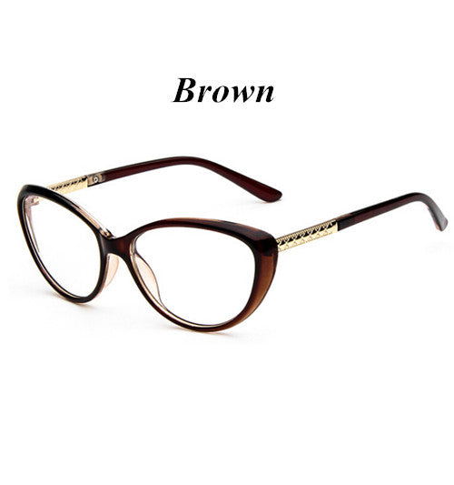 Retro Cat Eye Eyeglasses Women Optical Spectacle Frame