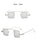Small Square Red Sunglasses