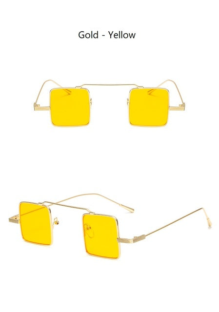 Small Square Red Sunglasses