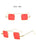 Small Square Red Sunglasses