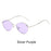 Oval Gothic Sunglasses Vintage Red