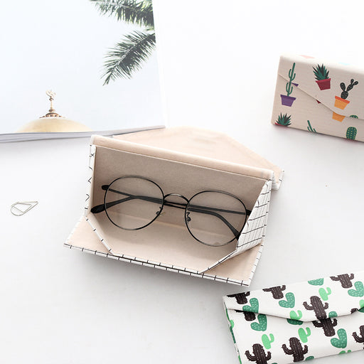 Folding Pu Glasses Case