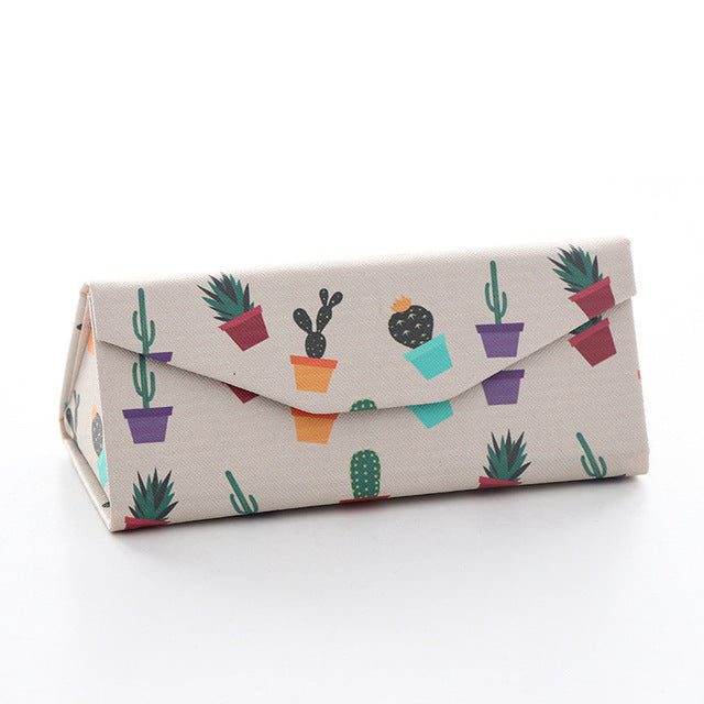 Folding Pu Glasses Case
