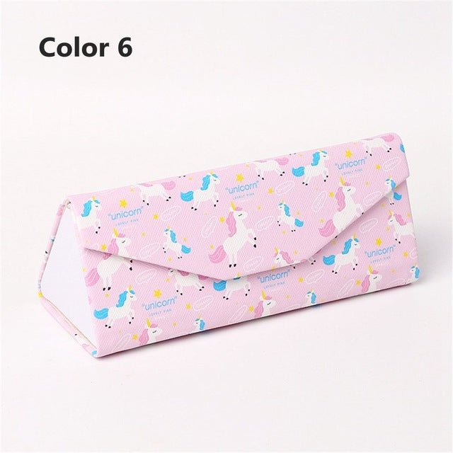 Protable Unicorn Eyeglasses Box