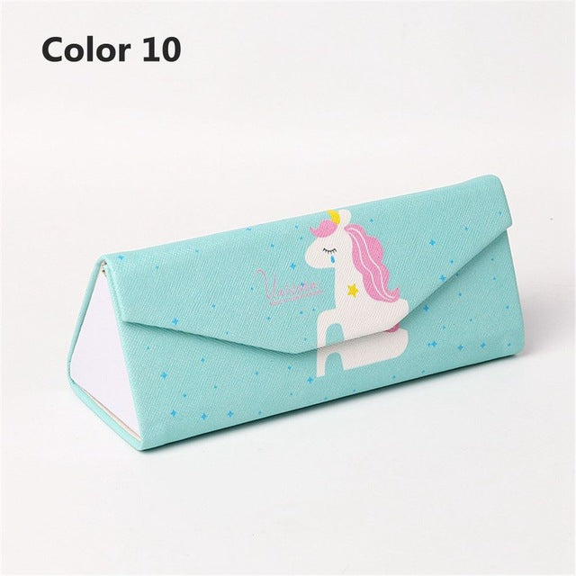 Protable Unicorn Eyeglasses Box